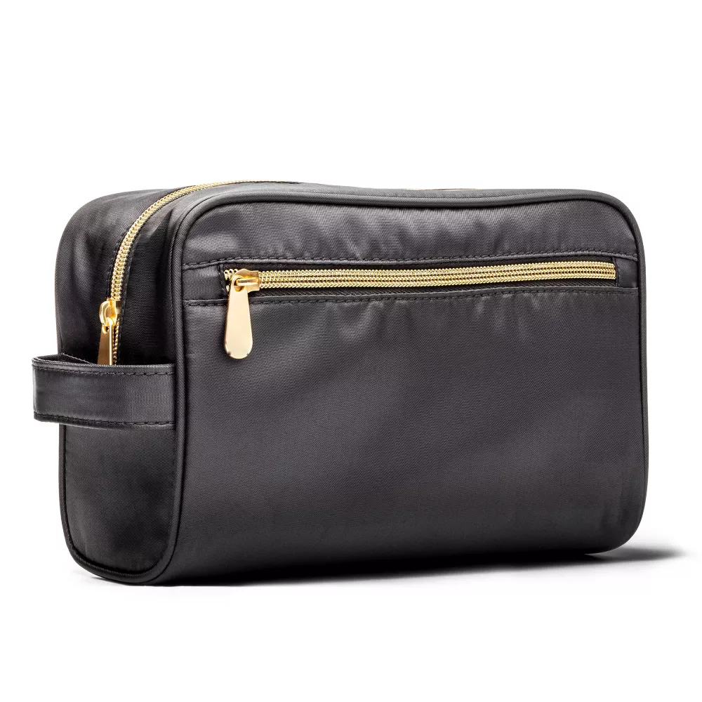Classic Travel Toiletry Cosmetic Bag With Side Handle